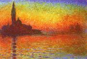 Claude Monet Crepuscule oil painting reproduction